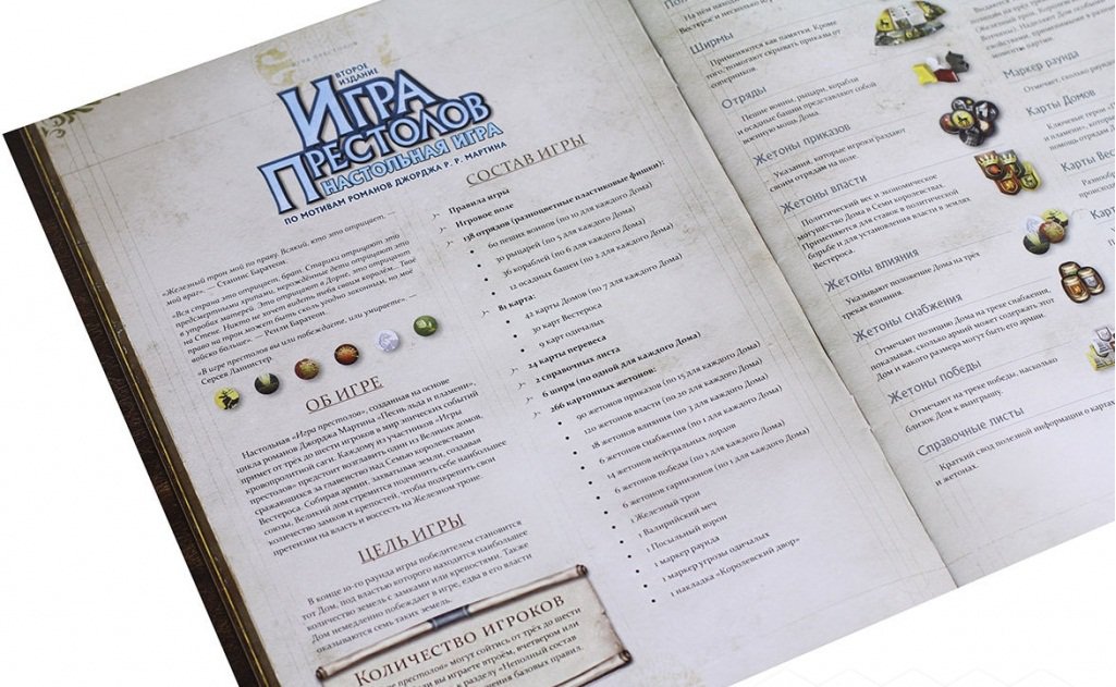 Настольная игра Игра Престолов. 2-е издание