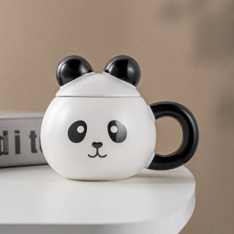 Кружка Bubble panda (white), 420 мл.
