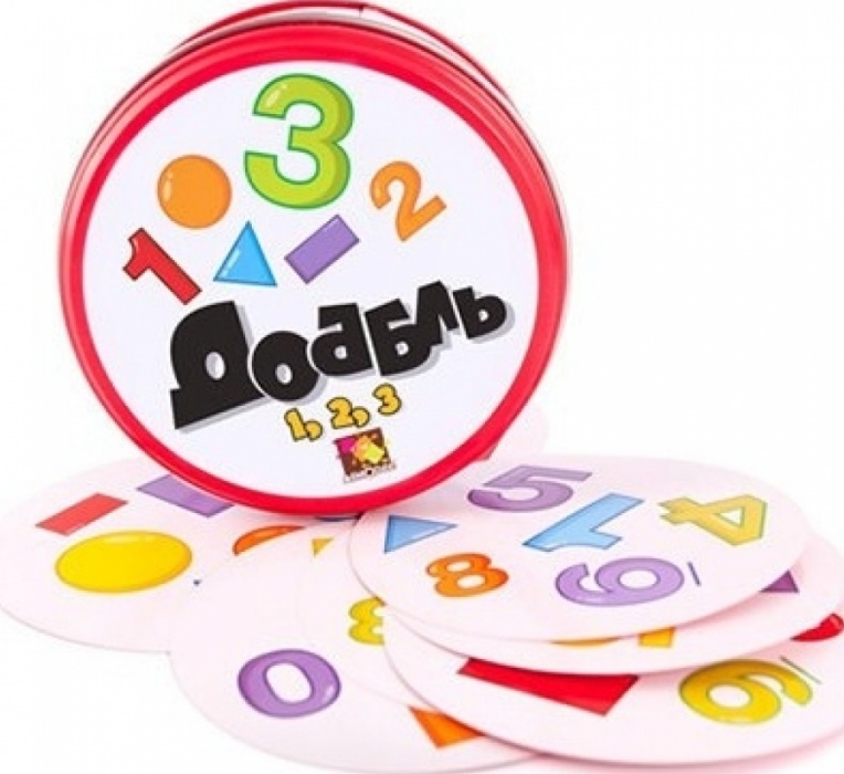 Настольная игра Доббль 1,2,3