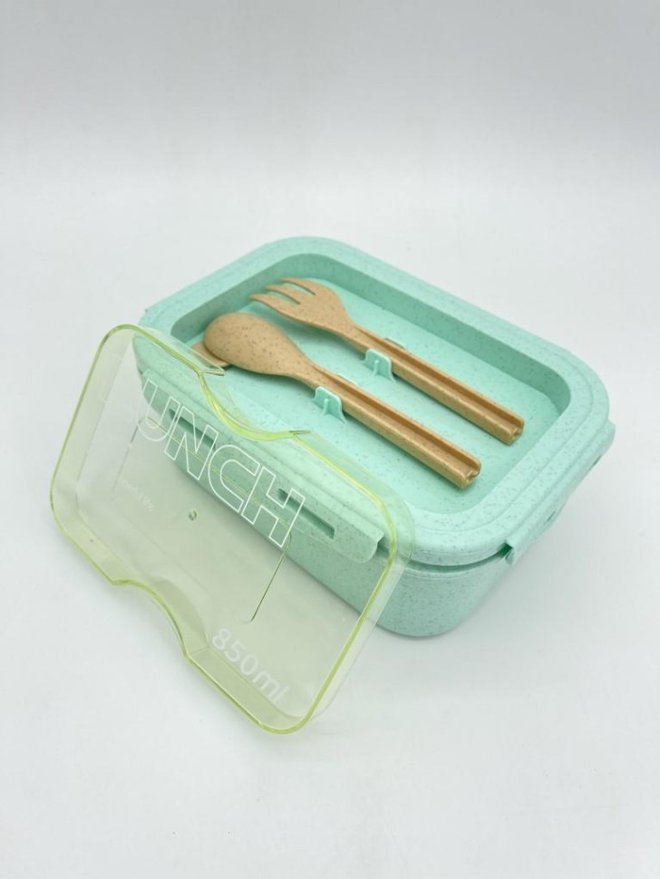 Ланчбокс Enjoy your meal (green)