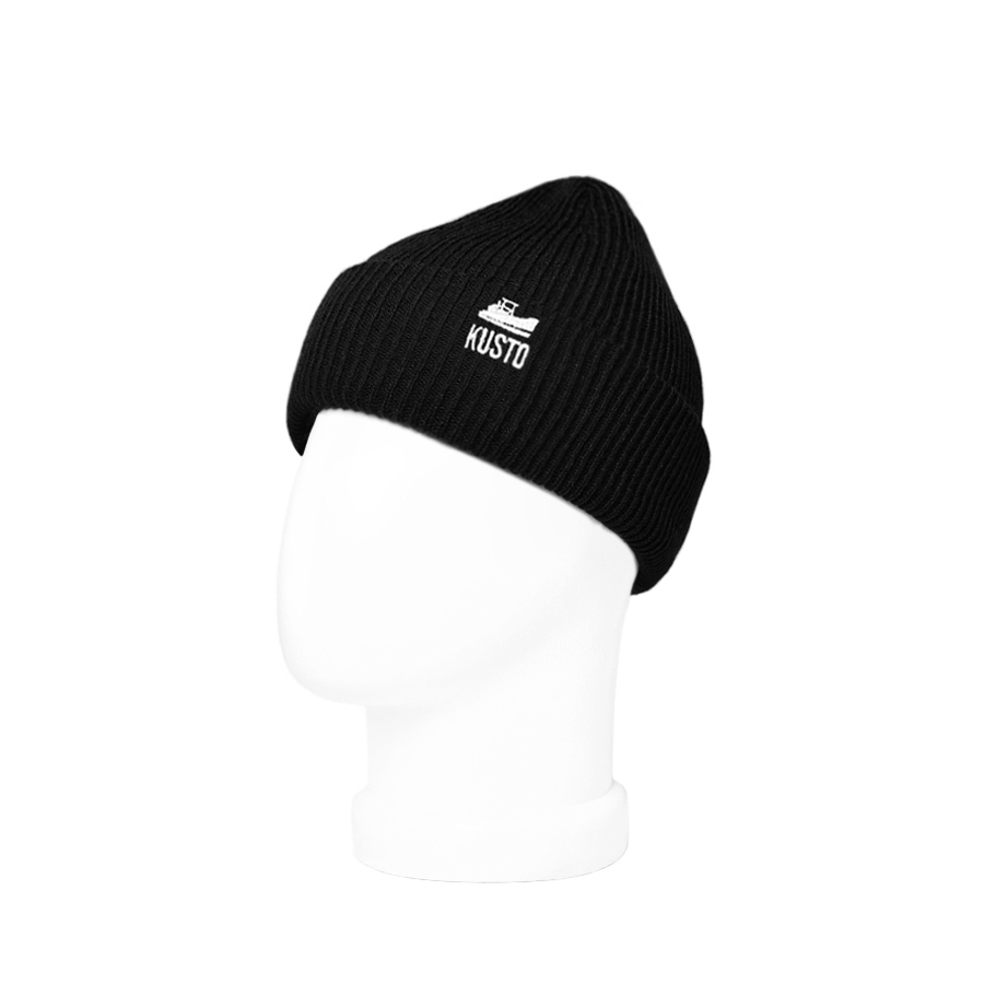 Шапка Kusto One (Black) Вышивка