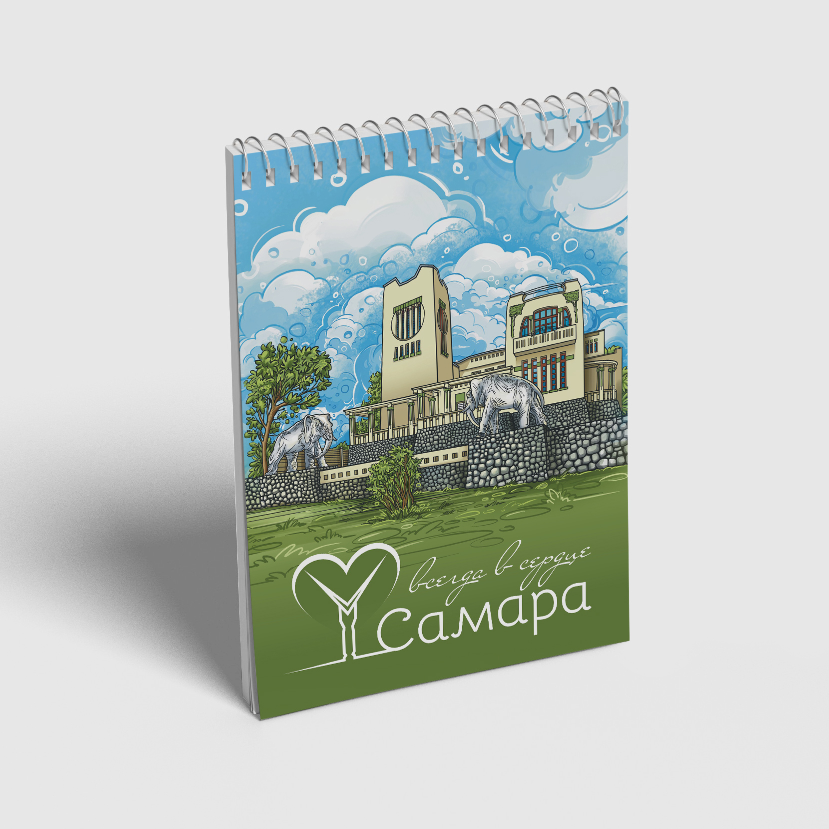 Блокнот Дача купца Головкина А6 (на пружине)