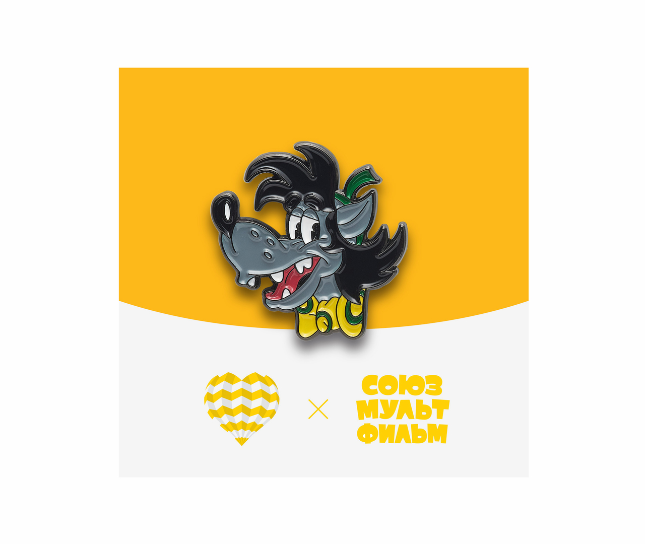 Значок PinPinPin СМФ Волк