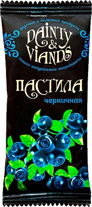 Батончик-пастила Dainty&Viands Черничная