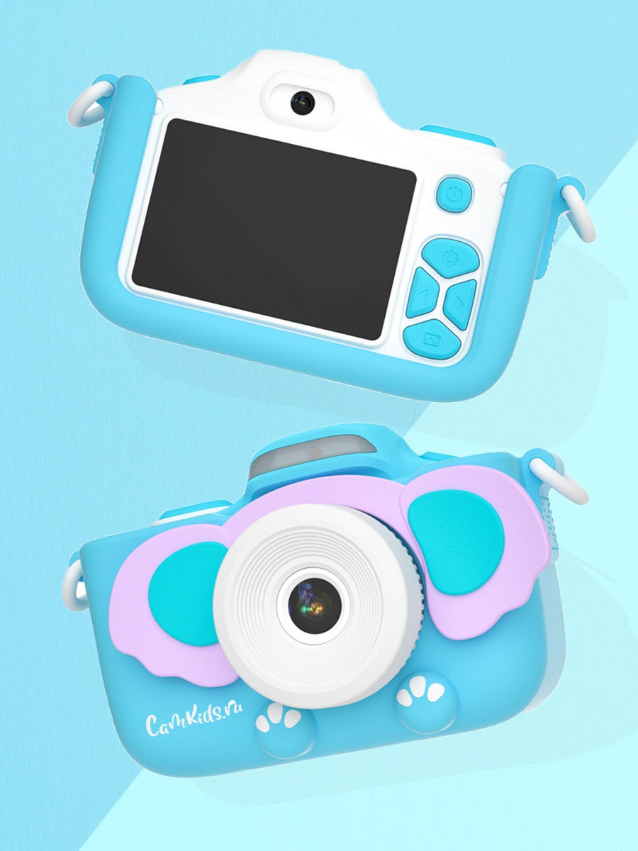Детский фотоаппарат Kids Cam Слон
