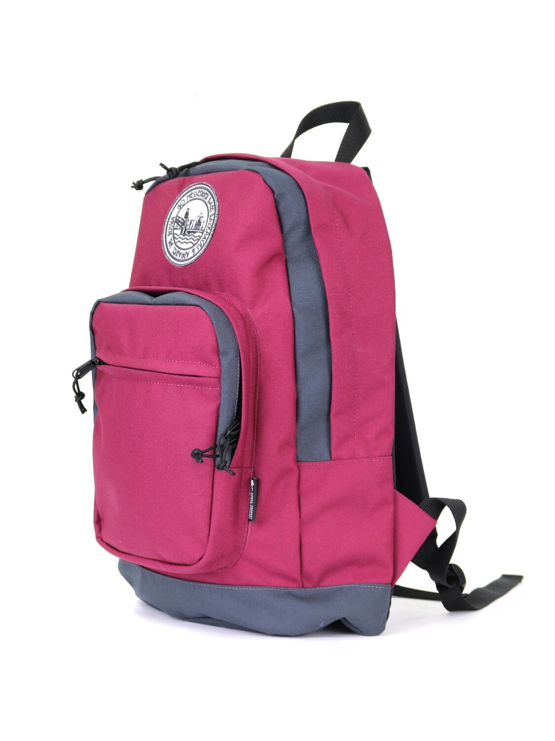 Рюкзак Daypack SQRD бордо, темно-серый