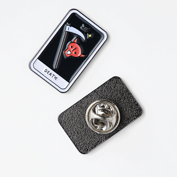 Значок эмалированный Таро Смерть