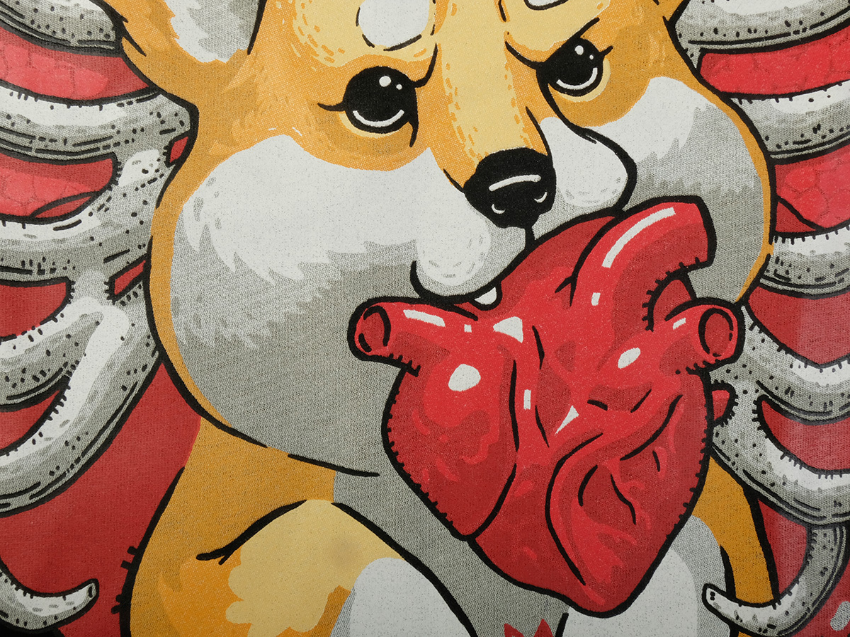 Футболка Собака - Похититель сердец (экрю, жен)