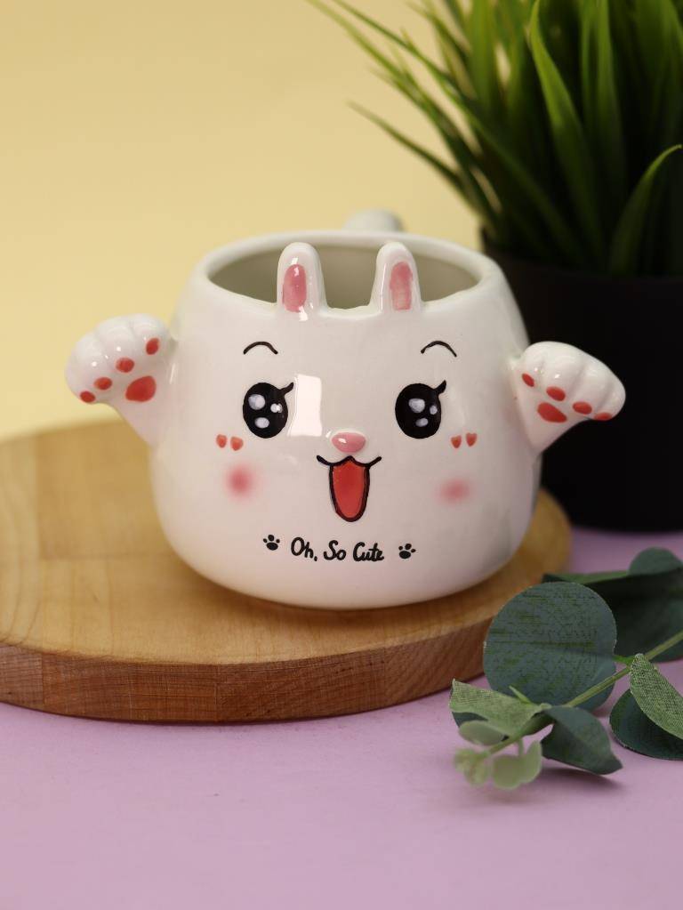 Кружка керамическая Oh, so cute bunny, 410 мл