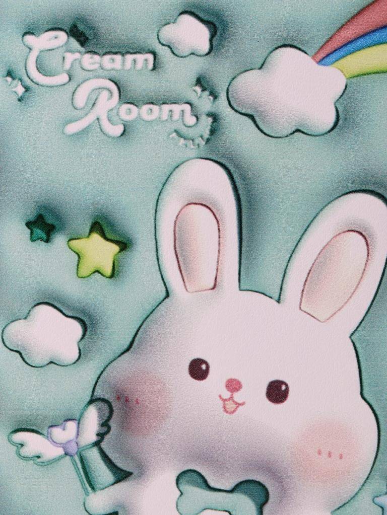 Зеркало Cartoon rabbit (green)