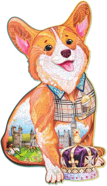 Деревянный пазл Wood Trick Величественный Корги (46x26 см)