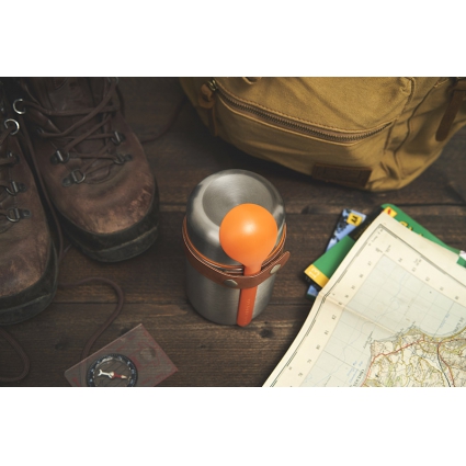 Термос для горячего Food Flask оранжевый