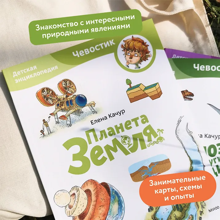 Планета Земля. Детская энциклопедия (Чевостик) (Paperback)