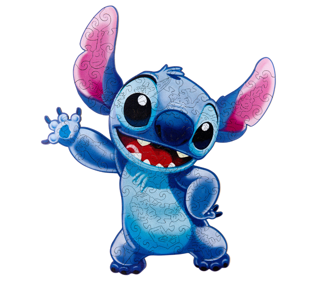 Деревянный пазл Стич