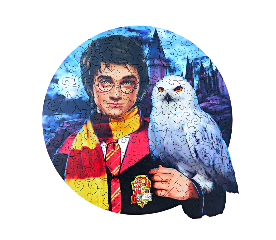 Деревянный пазл Гарри Поттер. Три Волшебника