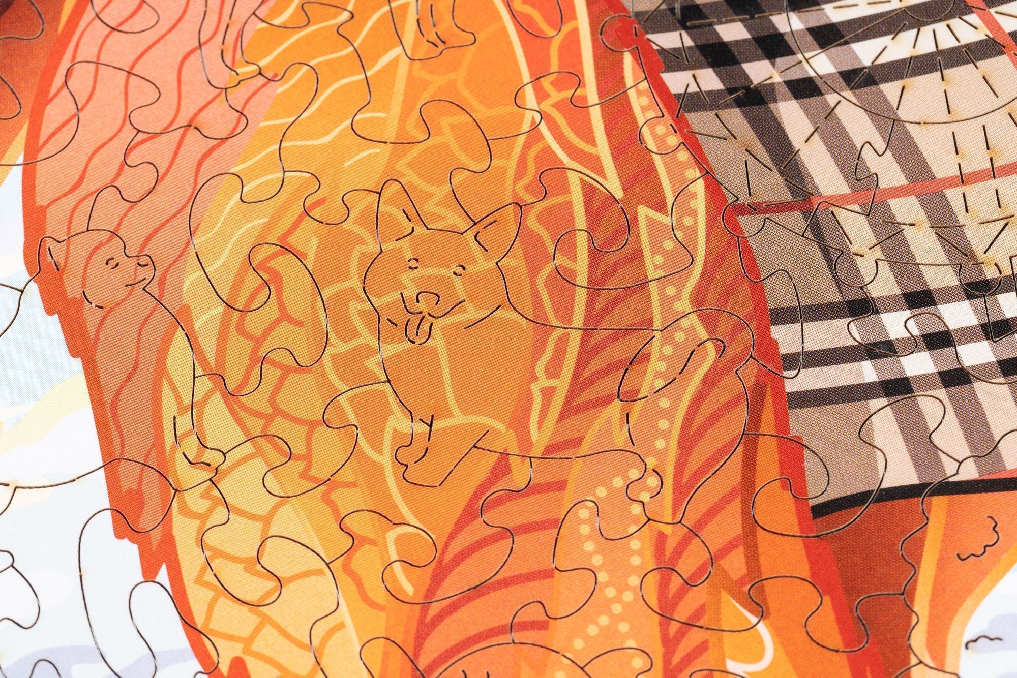 Деревянный пазл Wood Trick Величественный Корги (46x26 см)