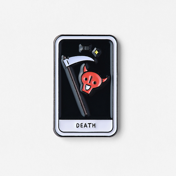 Значок эмалированный Таро Смерть