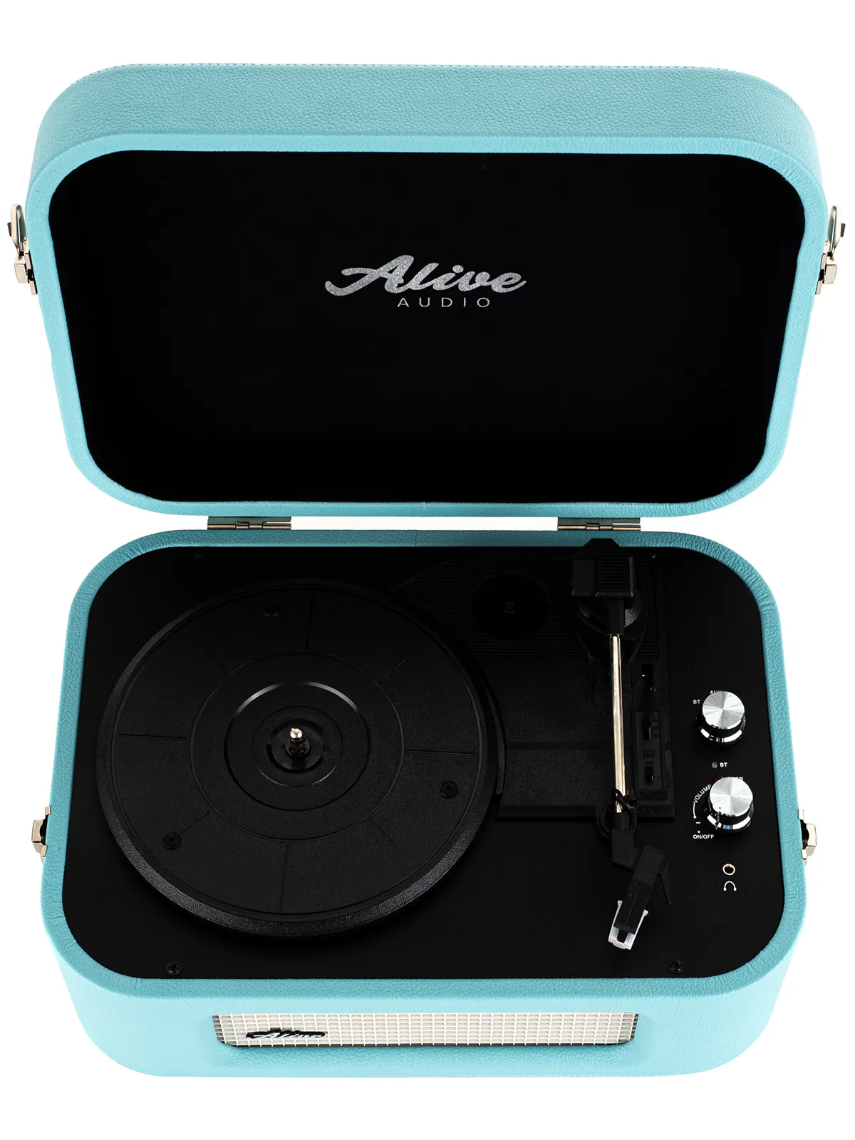 Виниловый проигрыватель Alive Audio STORIES Turquoise c Bluetooth