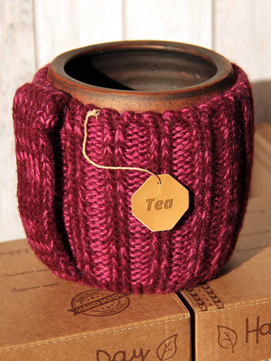 Вязаная кружка Смузи