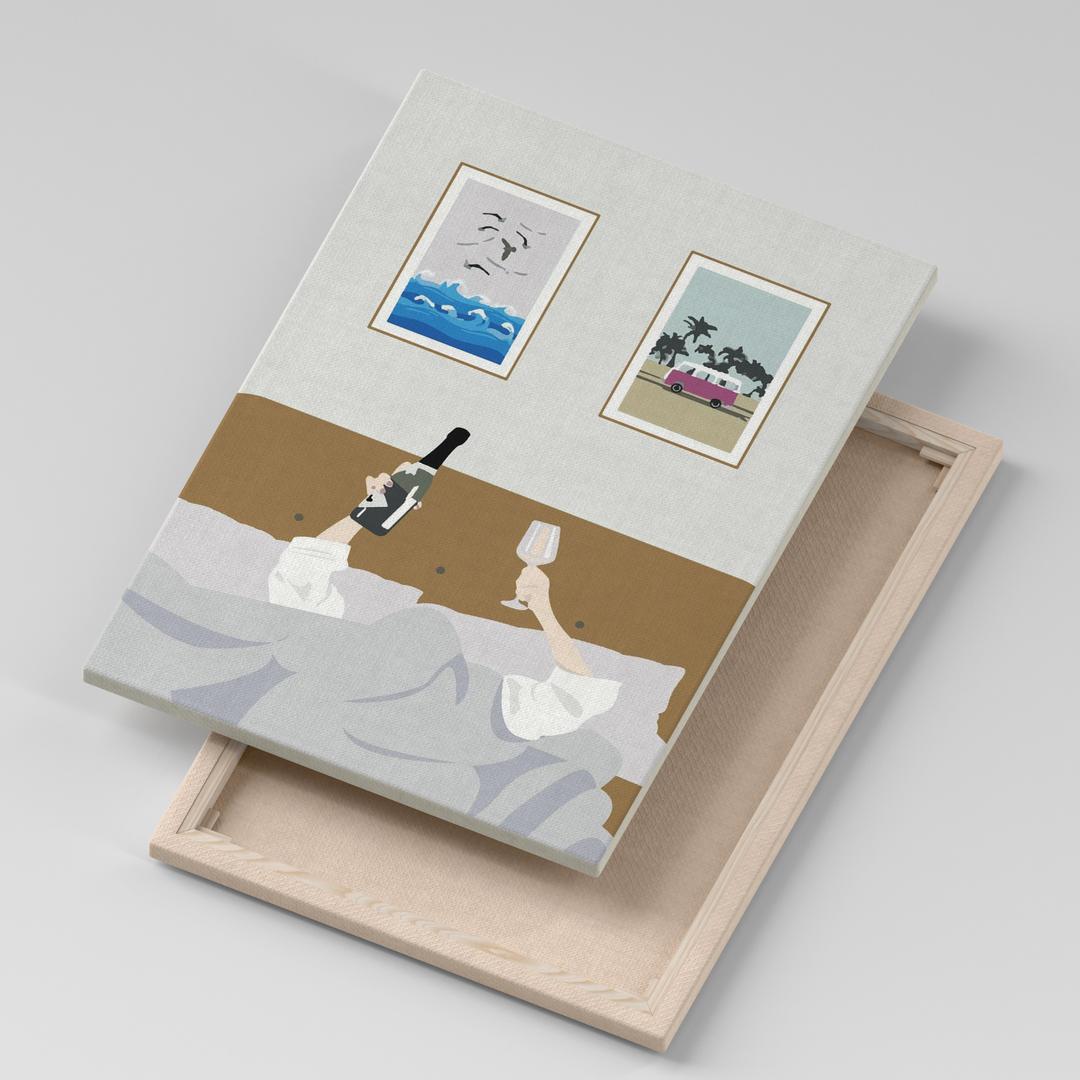 Картина по номерам Champagne 40x50