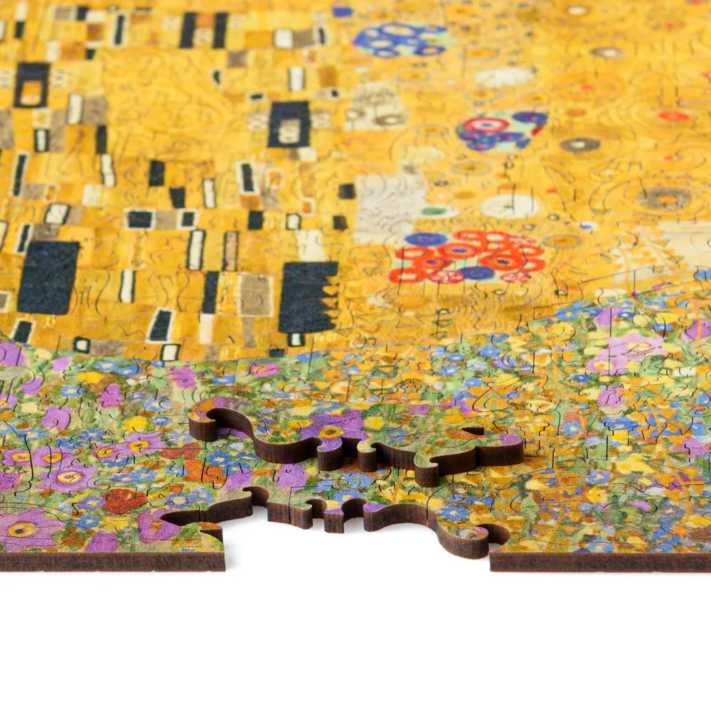 Деревянный пазл Климт Поцелуй