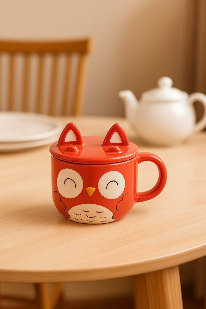 Кружка керамическая Cute owl, 359 мл