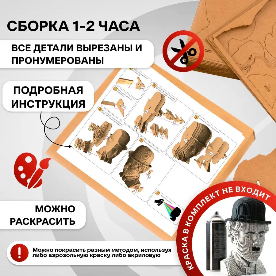 3D конструктор Чаплин