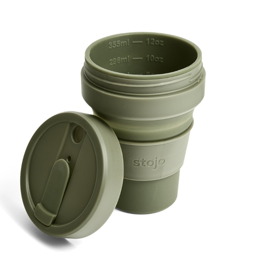 Кружка складная Stojo S1-MOS, 355 мл.