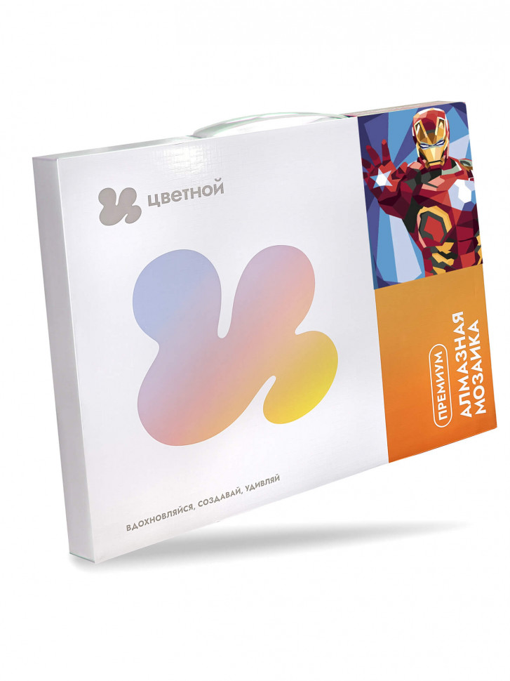 Алмазная мозаика Железный человек 20х30 см