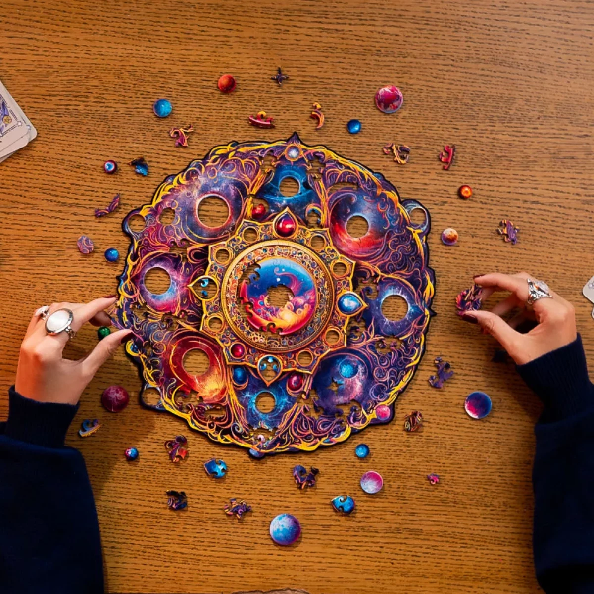 Деревянный пазл Мандала Космической Мечты M