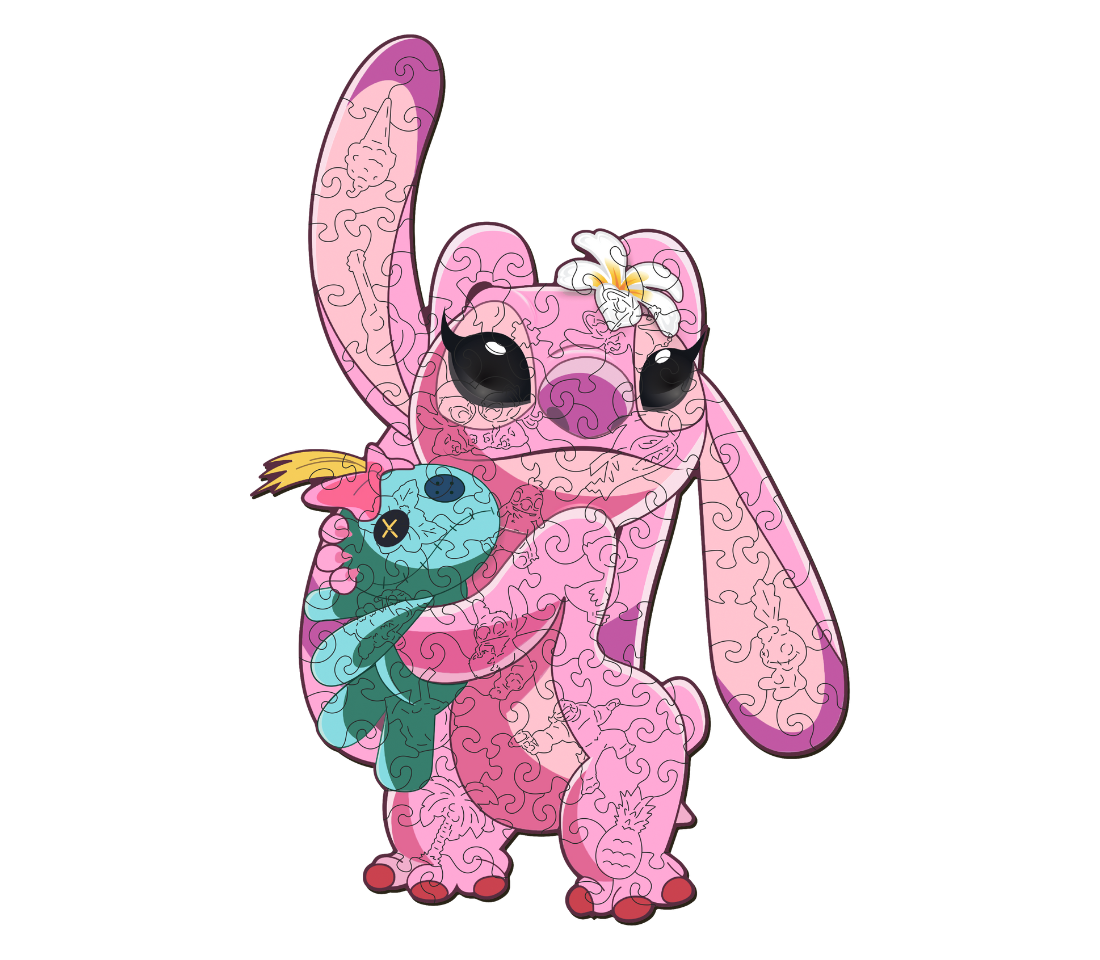 Деревянный пазл Энджел