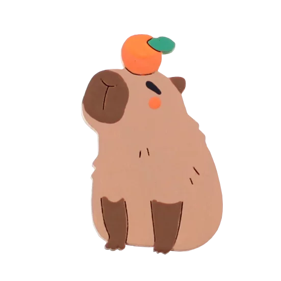 Брошь Капибара