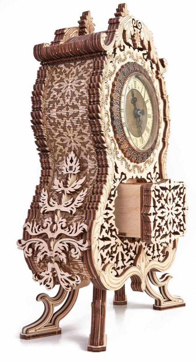 Механическая сборная модель Wood Trick Винтажные часы