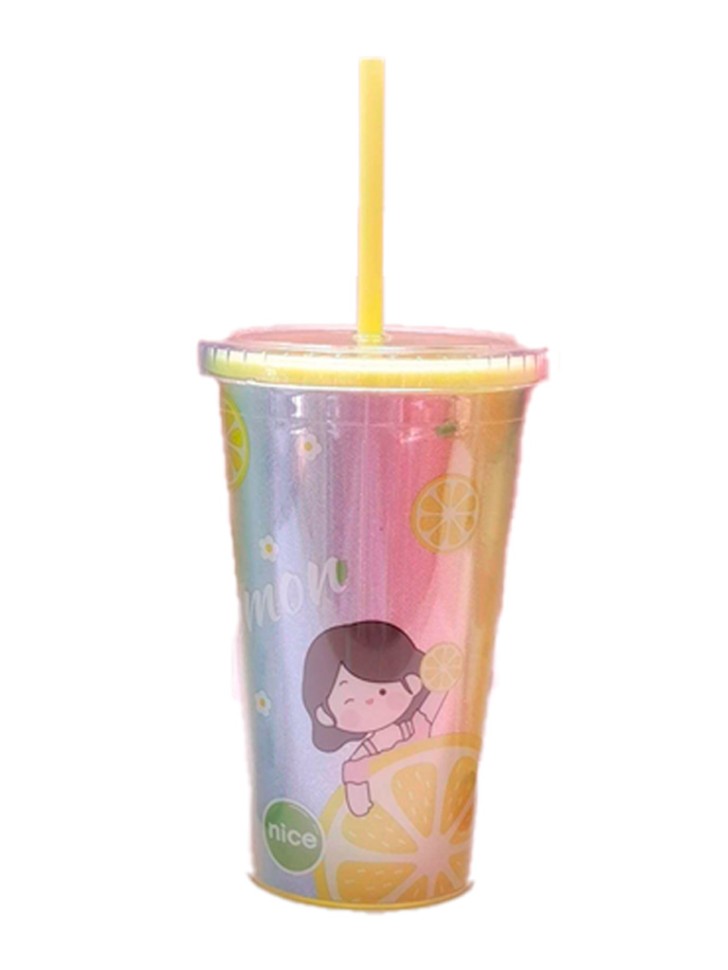 Тамблер Girl lemon (yellow)