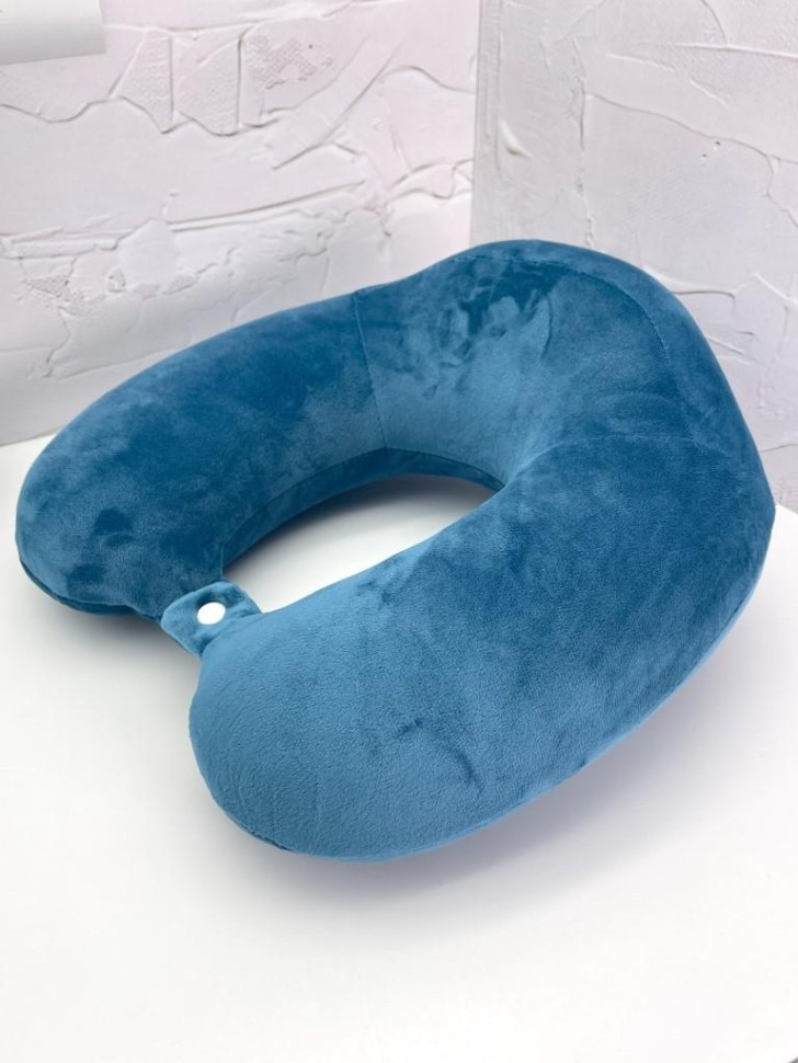 Подушка для шеи антистресс Velvet (blue)