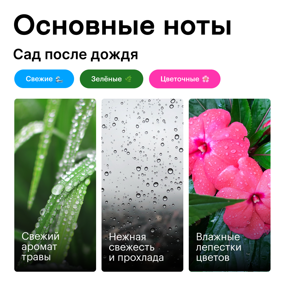 Духи Сад после дождя 30 мл.
