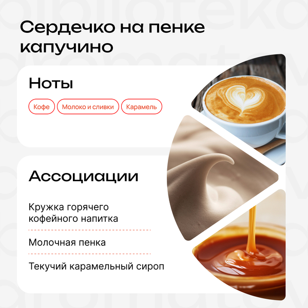 Духи Сердечко на пенке капучино 30 мл. (БА)
