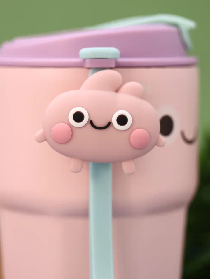 Термокружка Funny face (pink), 500 мл.