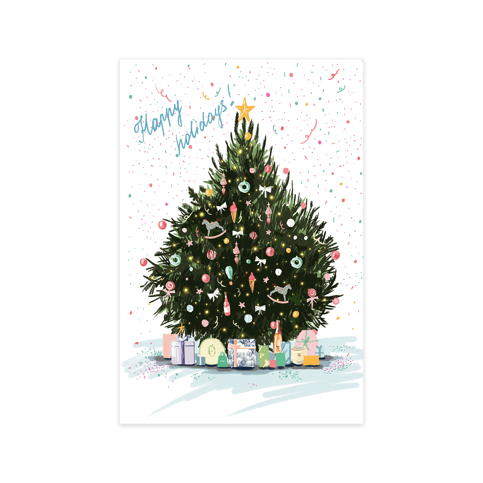 Открытка Шикарная ёлка