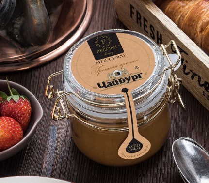 Мед-суфле Грецкий орешек, 250 гр.