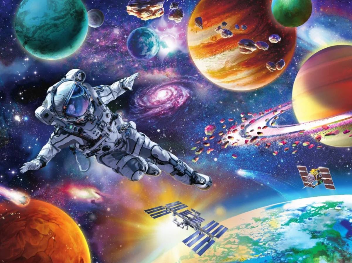 Пазл 3D Галактический полет, 100 деталей (16001)