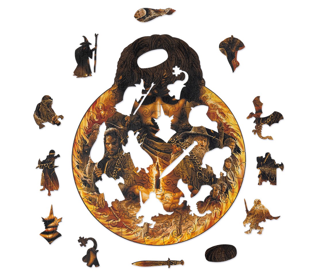 Деревянный пазл Властелин колец