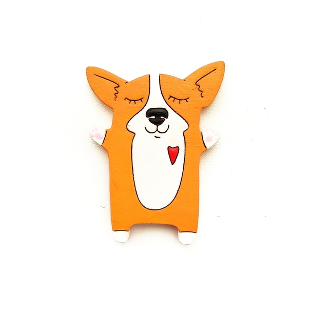 Брошь Коржик Вжик