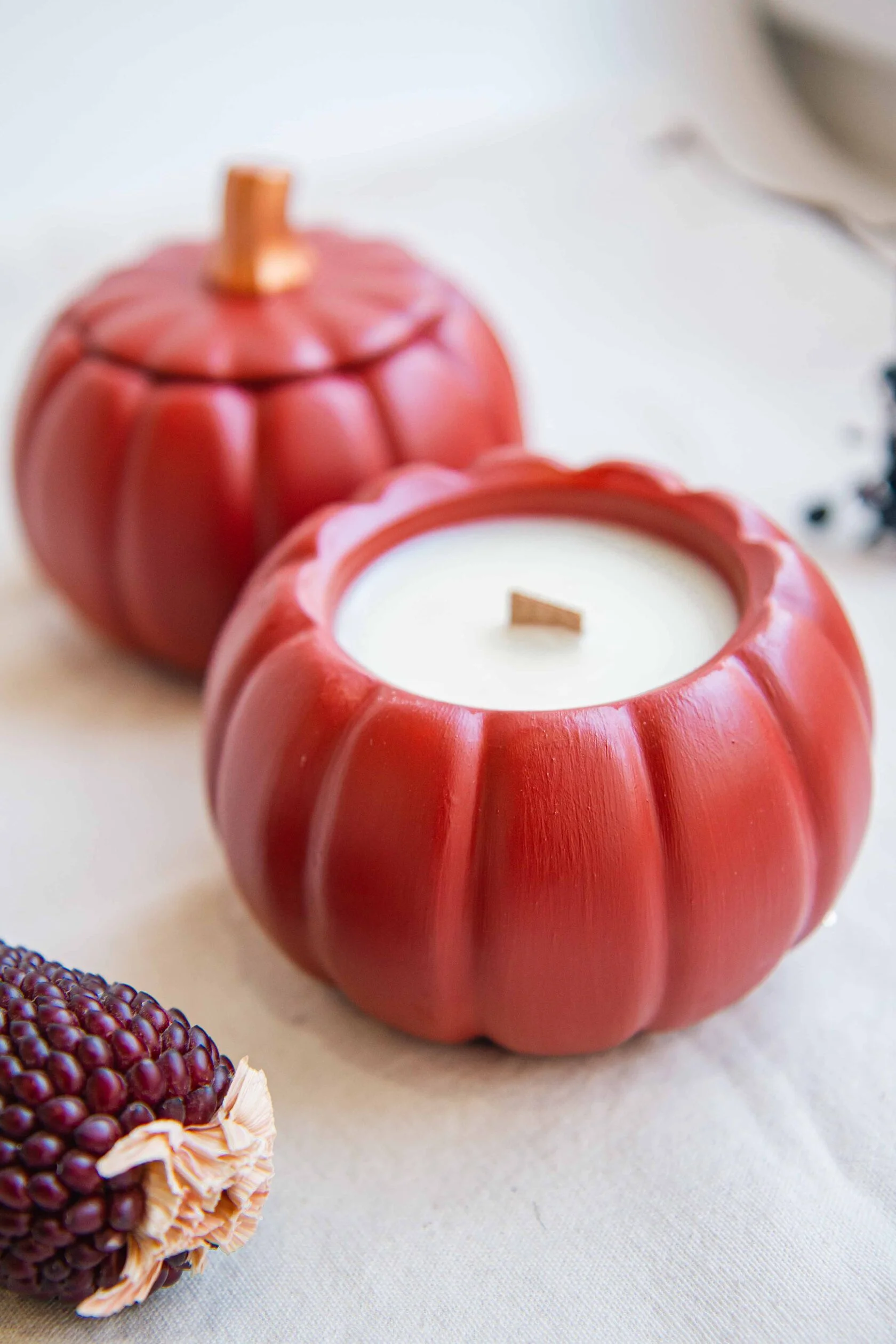 Свеча Тыква круглая