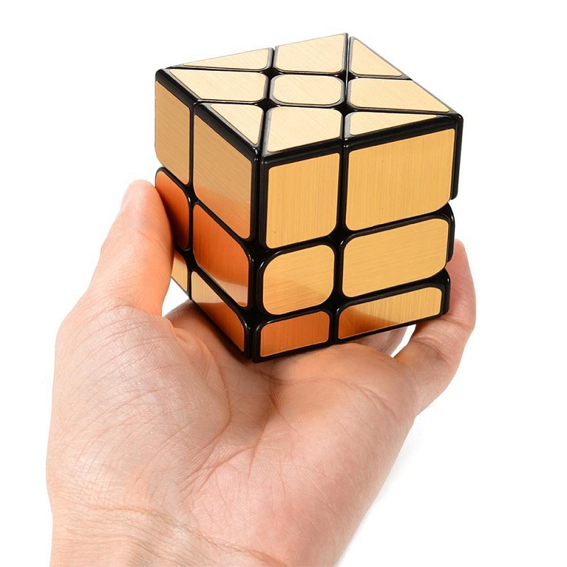 Кубик Колесо Золото Зеркальный