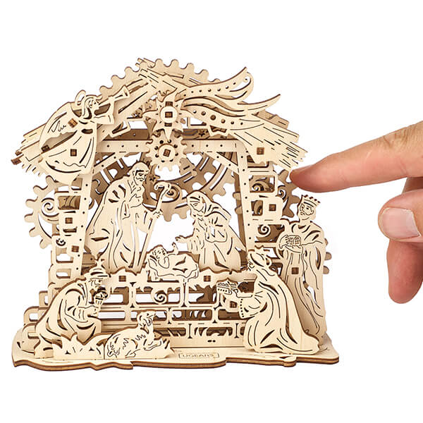 3D-пазл UGears Рождественский Вертеп