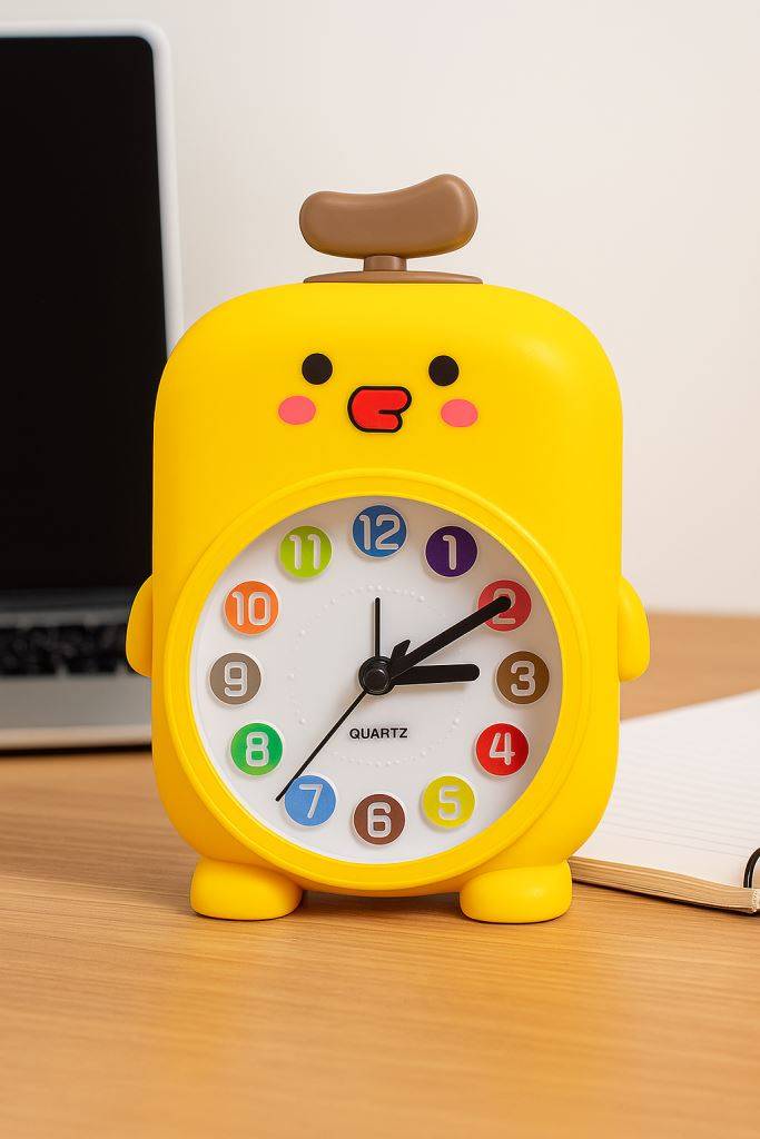 Часы-будильник Rainbow duck (yellow)