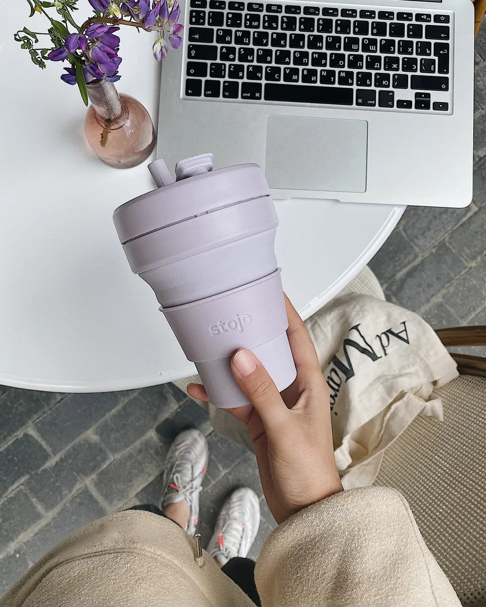 Кружка складная Stojo S2-LIL, 470 мл.