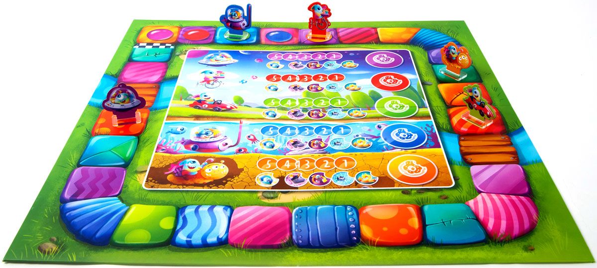 Настольная игра Гонки няшек