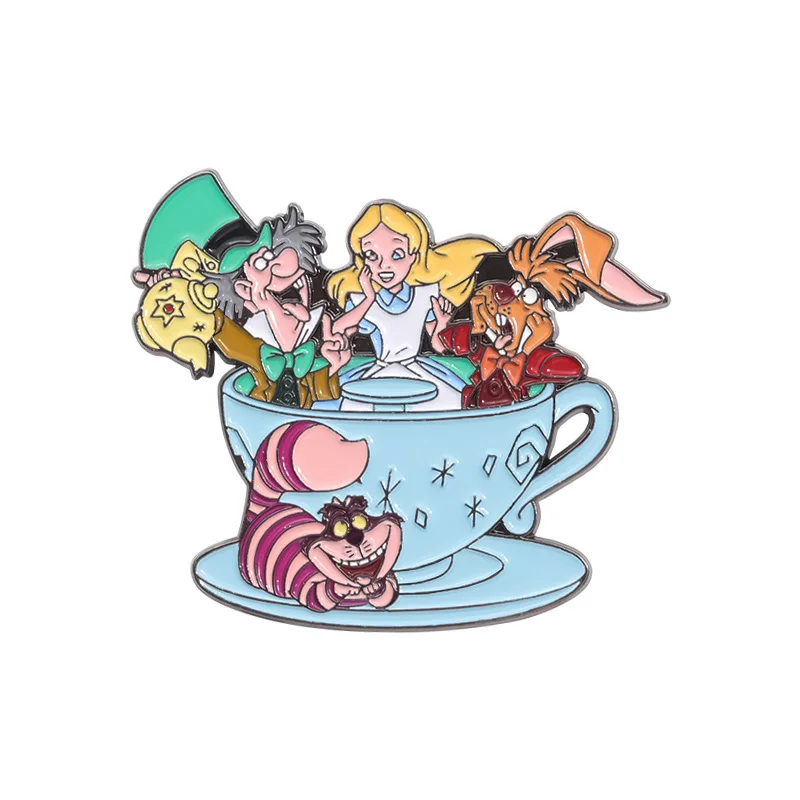 Пин металлический Pinchi В стране чудес